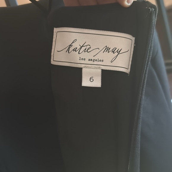 Katie May Womens Size 6 Sleek Black Maxi Sleeveless Classy Simple Elegant Dress - Picture 7 of 7